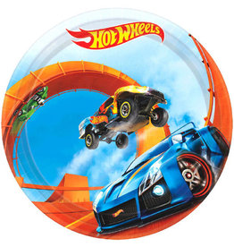 Hot Wheels Wild Racer - Plates, 7" Dessert