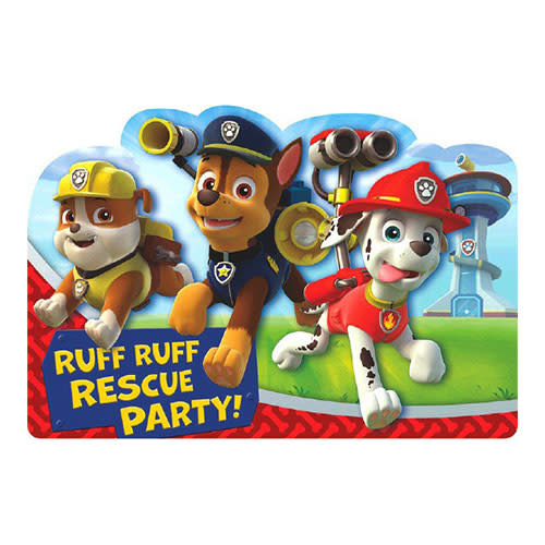 Paw Patrol - Invitations