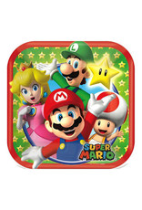 Super Mario Brothers - Plates, 7" Square