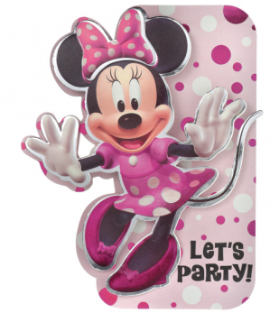 Minnie Mouse - Forever Foil Invites