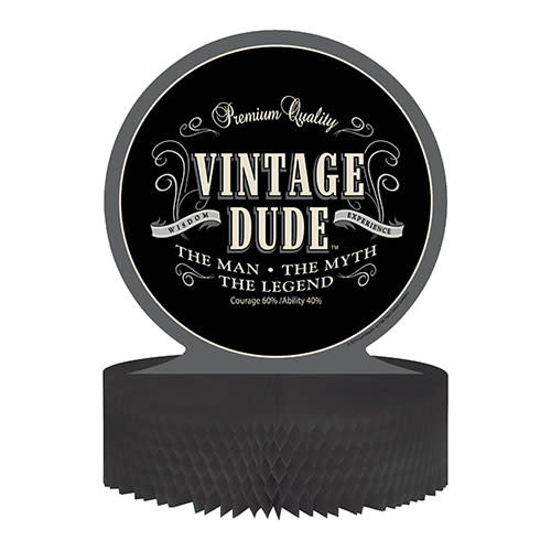 Creative Converting Vintage Dude - Centerpiece