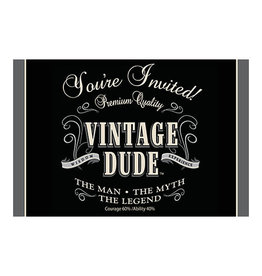 Creative Converting Vintage Dude - Invitations - Discontinued