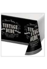 Creative Converting Vintage Dude - Tablecover 54x108