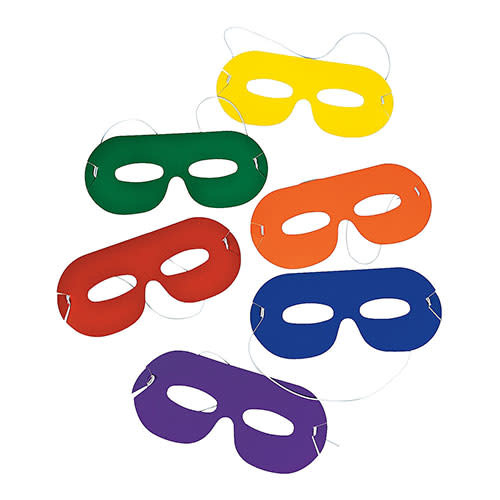 FUN EXPRESS Superhero - Masks, Bright Color 24ct