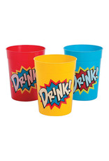 FUN EXPRESS Superhero - Tumblers, Plastic 12ct