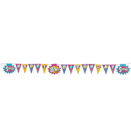 FUN EXPRESS Superhero Girl - Banner, Pennant