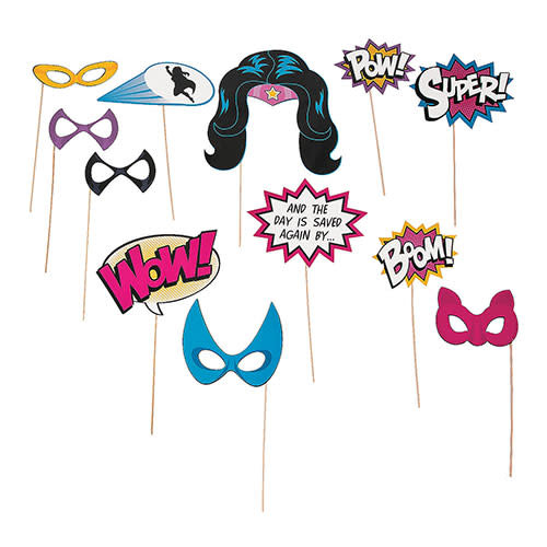 FUN EXPRESS Superhero Girl - Photo Booth Props