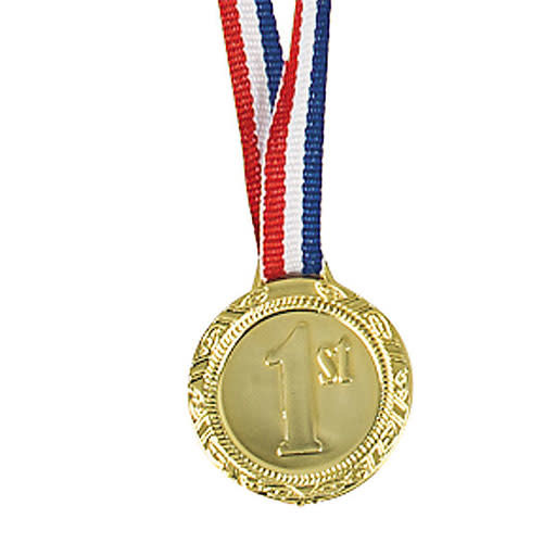 FUN EXPRESS Medal - 1st Place, Small Plastic