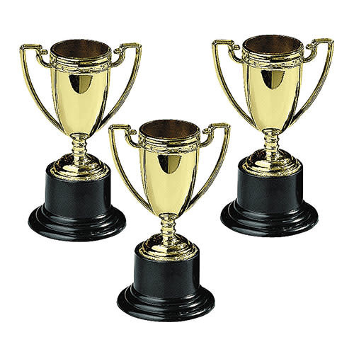 FUN EXPRESS Trophies - Goldtone 4ct VP