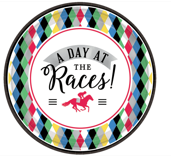 Derby Day Round - 7" Plates - Discontinued