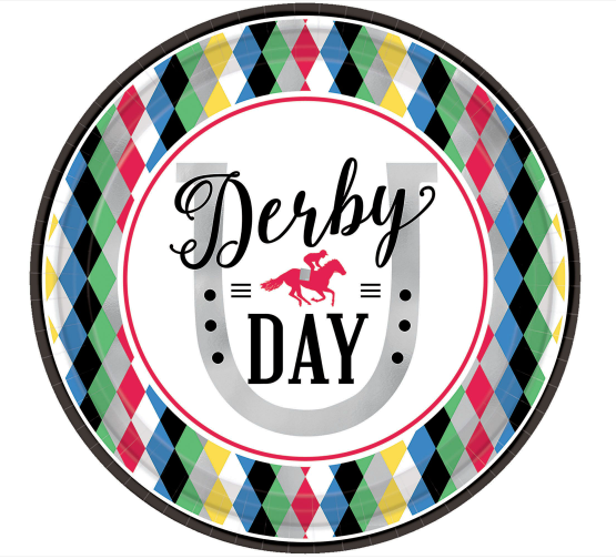 Derby Day Round - 9" Plates - Discontinued