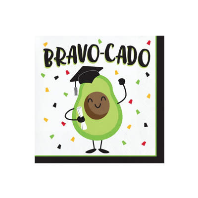 Creative Converting Graduation Fun - Bev Napkin - Bravocado