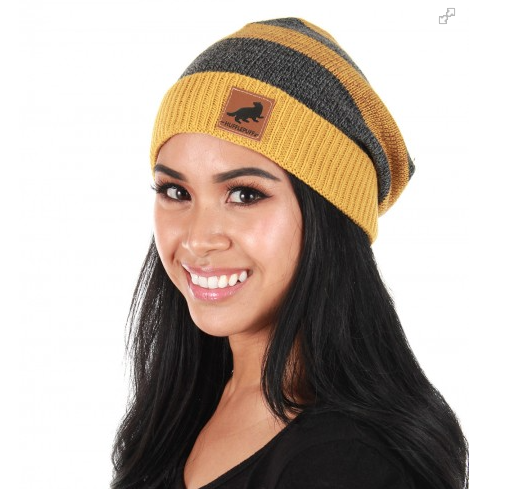 Elope Harry Potter Hufflepuff Heathered Knit Beanie