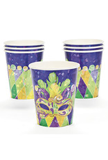 FUN EXPRESS Prismatic Mardi Gras - Cups, 9oz