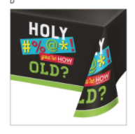 Creative Converting Age Humor - Tablecover