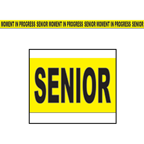 Beistle Party Tape - Senior Moment In Progress