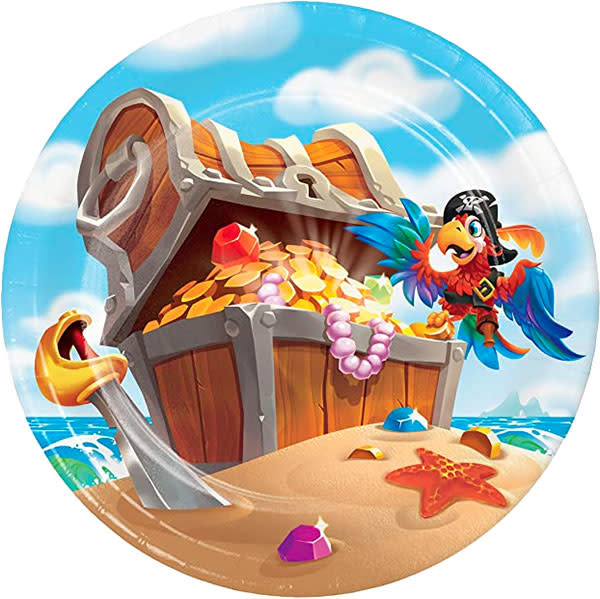 Creative Converting Pirate Treasure - 7" Plates