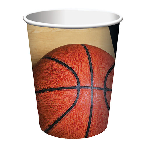 Creative Converting Sports Fanatic - Basketball Cups, 9oz