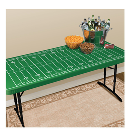 Football Field Table Cover w/Elastic Edge