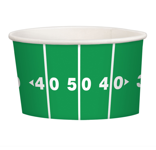 Football Paper Treat Cups