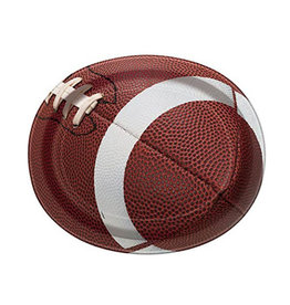 Unique Football Party Oval Plates
