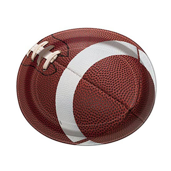 Unique Football Party Oval Plates