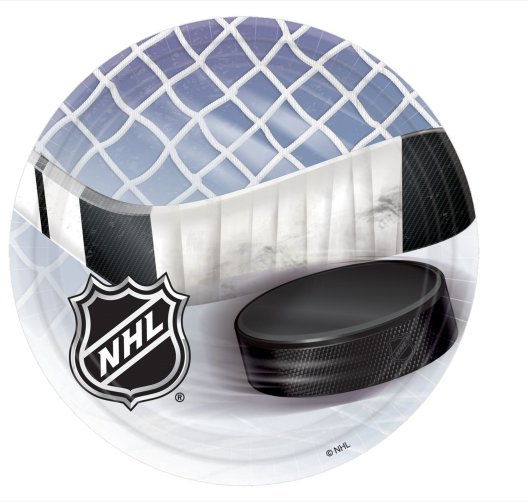 NHL Ice Time! 9" Plates