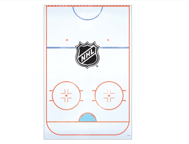 NHL Ice Time! Plastic Table Cover