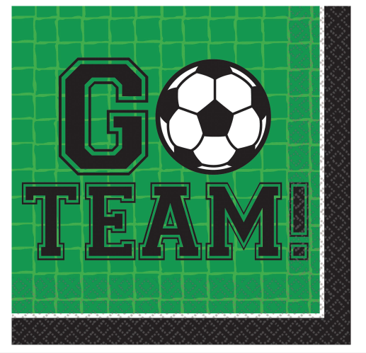 Goal Getter - Go Team Beverage Napkins