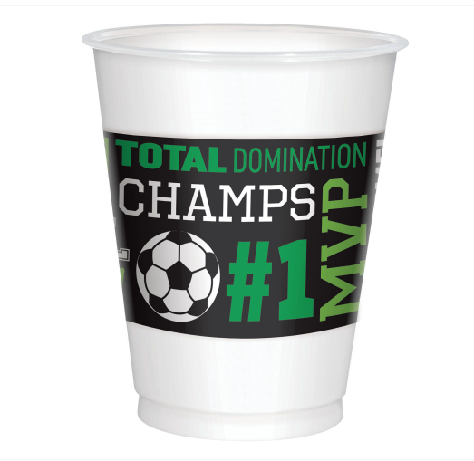 Goal Getter Plastic Cups, 16 oz.