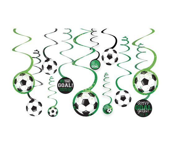 Goal Getter Value Pack Spiral Decorations