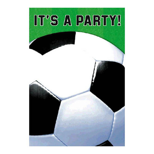 Soccer Fan - Invitations, Folded