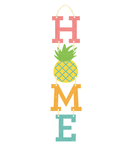 Home Pineapple Hanging Sign