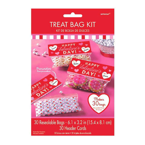 Treat Bag Kit - Valentine, 30ct