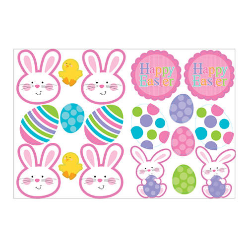 Creative Converting Decor Enhancer Cutouts - Bunnies/Eggs