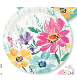 Creative Converting - Holiday Flower Fields - 7" Plates