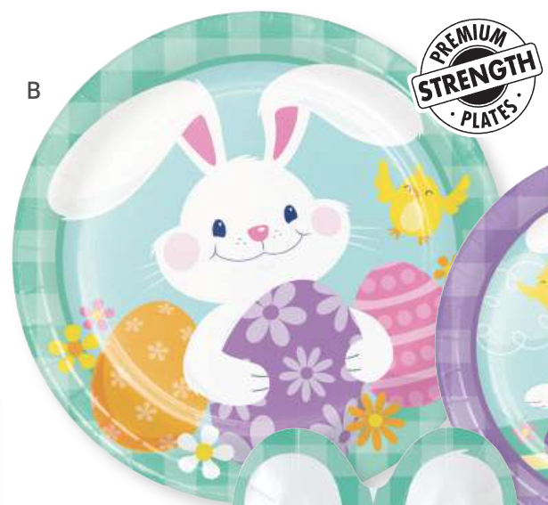 Creative Converting Funny Bunny - 9" Plate