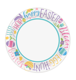 Hoppy Easter Round Plates, 6 3/4"