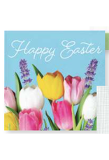 Creative Converting Spring Bouquet - Happy Easter - Napkin