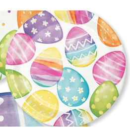 Creative Converting Watercolor Easter Egg - 7" Plates
