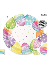 Creative Converting Watercolor Easter Egg - 9" Plates