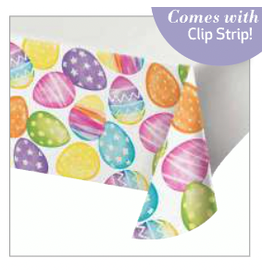 Creative Converting Watercolor Easter Egg - Tablecover