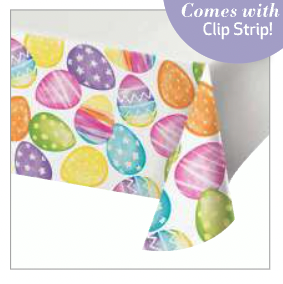 Creative Converting Watercolor Easter Egg - Tablecover