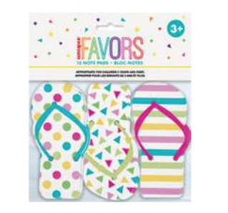 Unique Flip Flop Notepad
