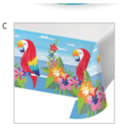 Creative Converting Lush Luau - Tablecover