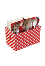 Amscan - Holiday Picnic Party Cardboard Utensil Caddy