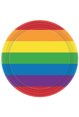 Rainbow 7" Plates