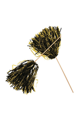 FUN EXPRESS Spirit Pom-Pom - Black/Gold