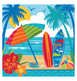 Amscan - Holiday Sun And Surf Beverage Napkins - 36ct