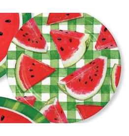 Creative Converting - Holiday Watermelon Check - 7" Plates - Discontinued